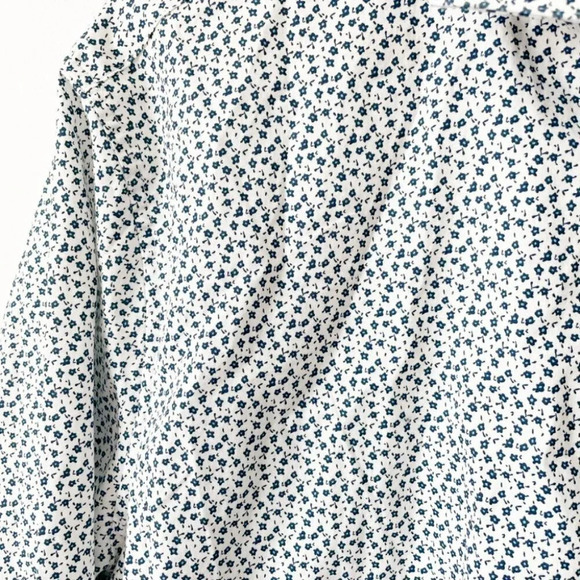 Calvin Klein Extreme Slim Fit Blue Floral Button Down Cotton Shirt Sz XL - Picture 2 of 5